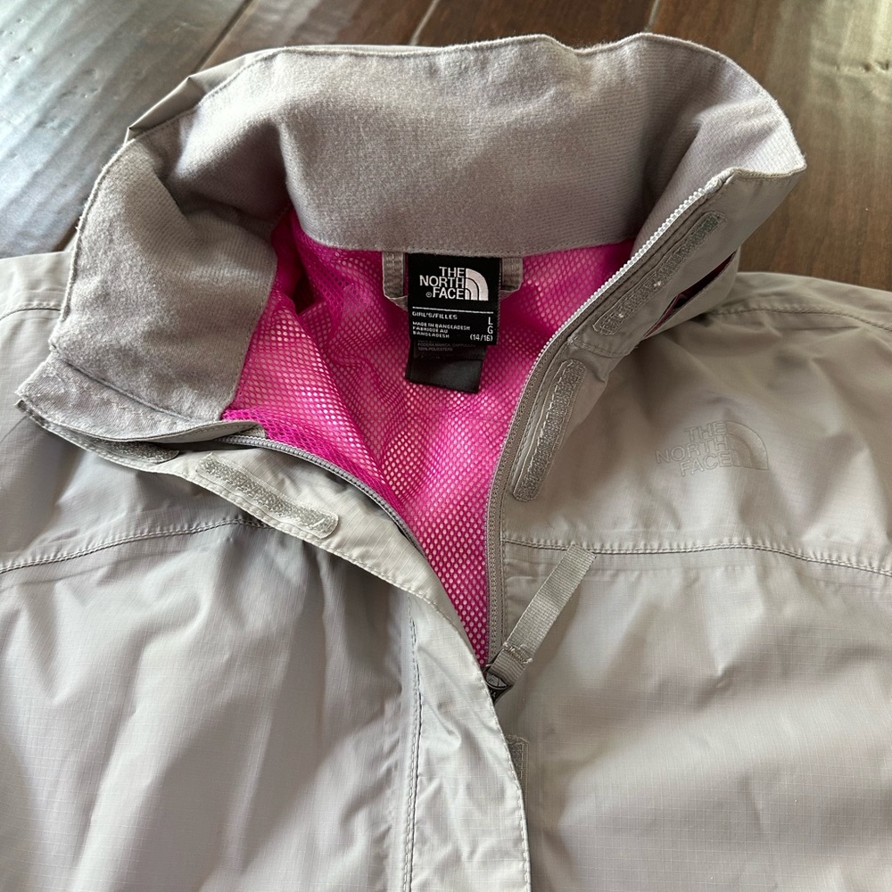 The North Face Rain/waterproof jacket Girls size 14